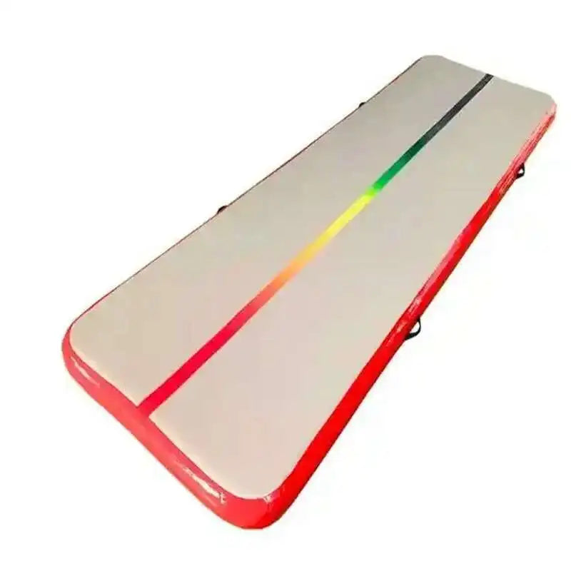 Air Tracks Iatable Gymnastics Durable 1X0.6X0.1M Tumbling Gym Mat With Colorful Line Indoor Yoga Floor For Training Use