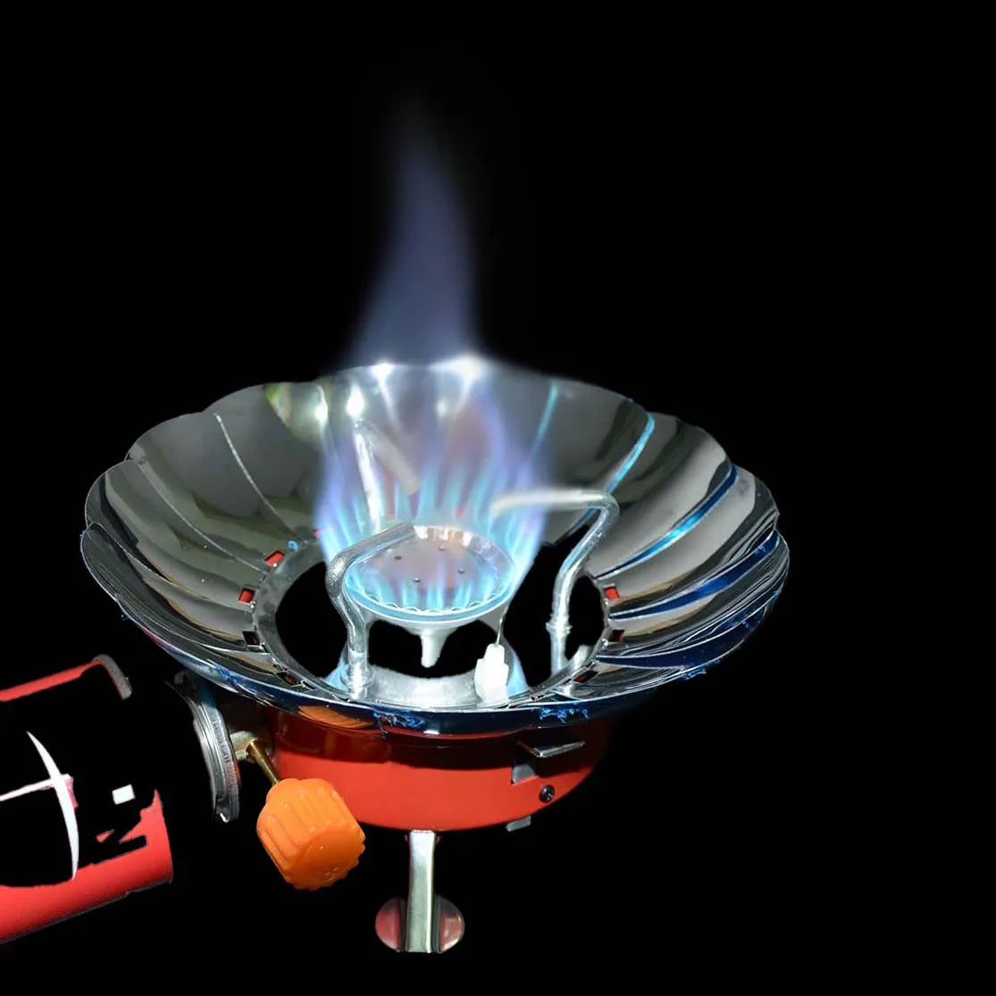 2800W Windproof Portable Outdoor Stove Camping Gas Stove Picnic Burner with Storage Bag For Hiking