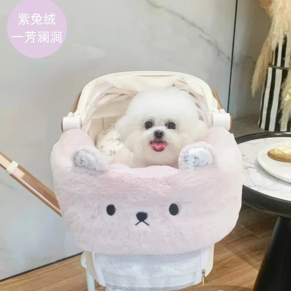Cat and Dog Strollers Edge Pads Removable and Washable Seat Pads Anti-dirt Padding for Pet Stroller Pet Products Accessories