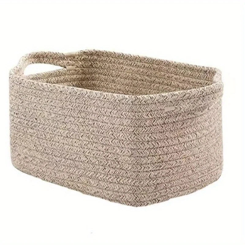 Storage Basket Set of 3 Rectangle Storage Bins Versatile Toy Storage Organizer Friendly Home Decor Basket