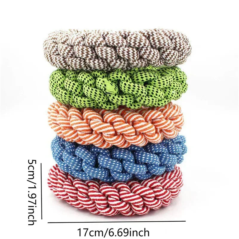 Pet Dog Rope Toys Durable Chew Bite Resistant Game Pet Toys for Medium Large Dogs Golden Retriever Pitbull Labrador Supplies