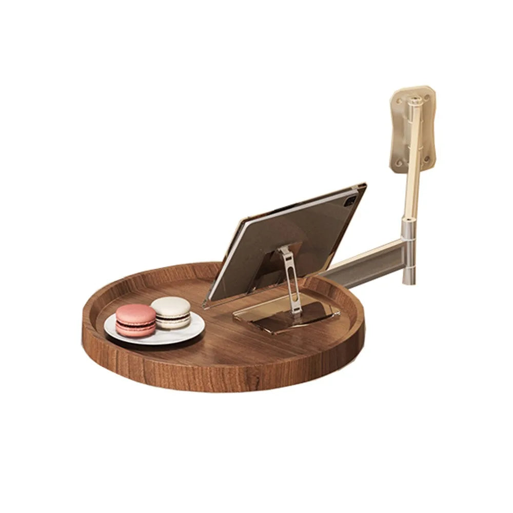 Wall Mounted Foldable Small Tea Round Tables Multi-Purpose Space Saving Creative Floating Shelves Flexible Easy To Install