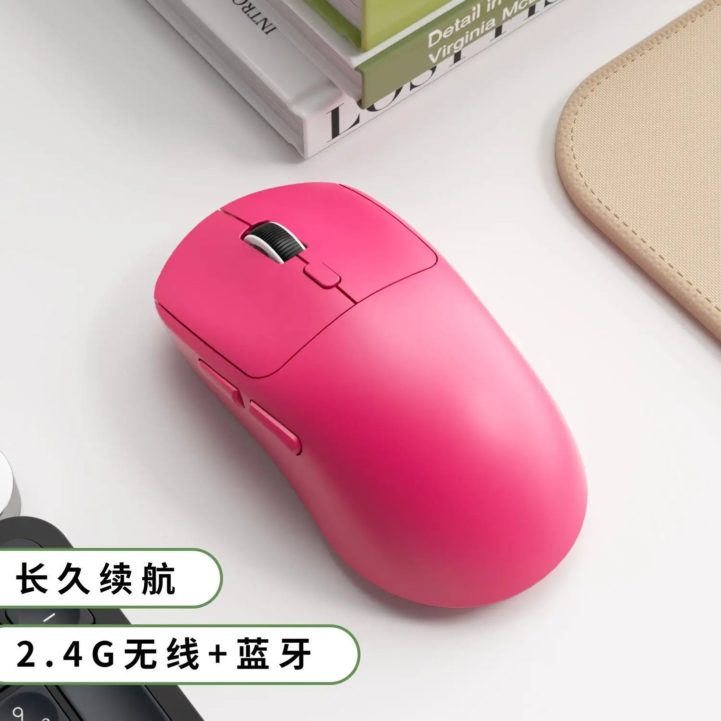 Lenovo Wireless Mouse Bluetooth-compatible 2.4G Three-Mode Rechargeable Ergonomic Office Gaming Silent Mouse For iPad PC Laptop
