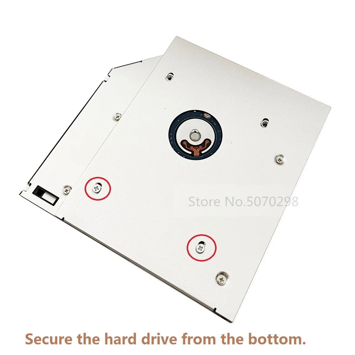 with Original Ejector 2nd SATA 3.0 2.5" Hard Drive HDD SSD Optical Caddy for Dell Latitude E6520 E6420 E6320 E6530 E6430 E6330