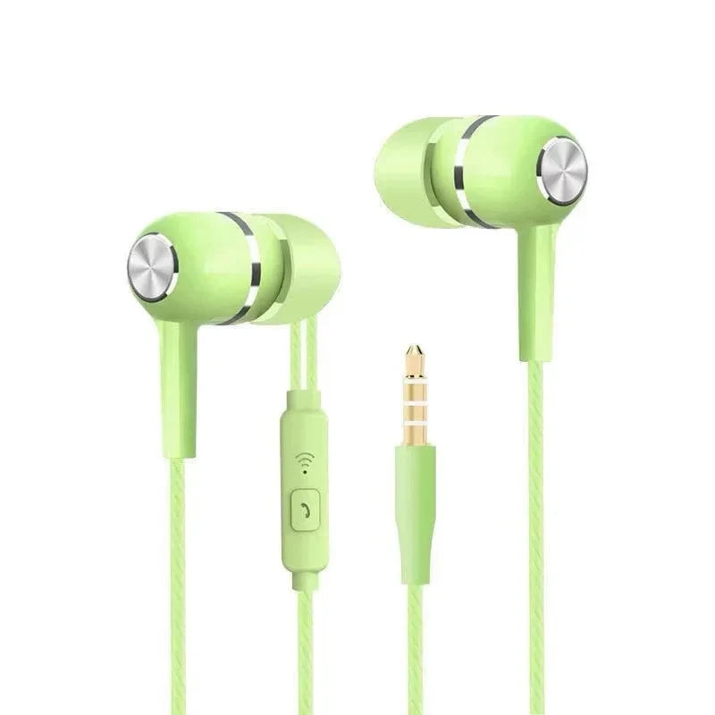 Noise Reduction Earphone Design Running Fitness Earphone Fit Sport Earbuds Headphones For Smartphone PC Laptop Compact Design