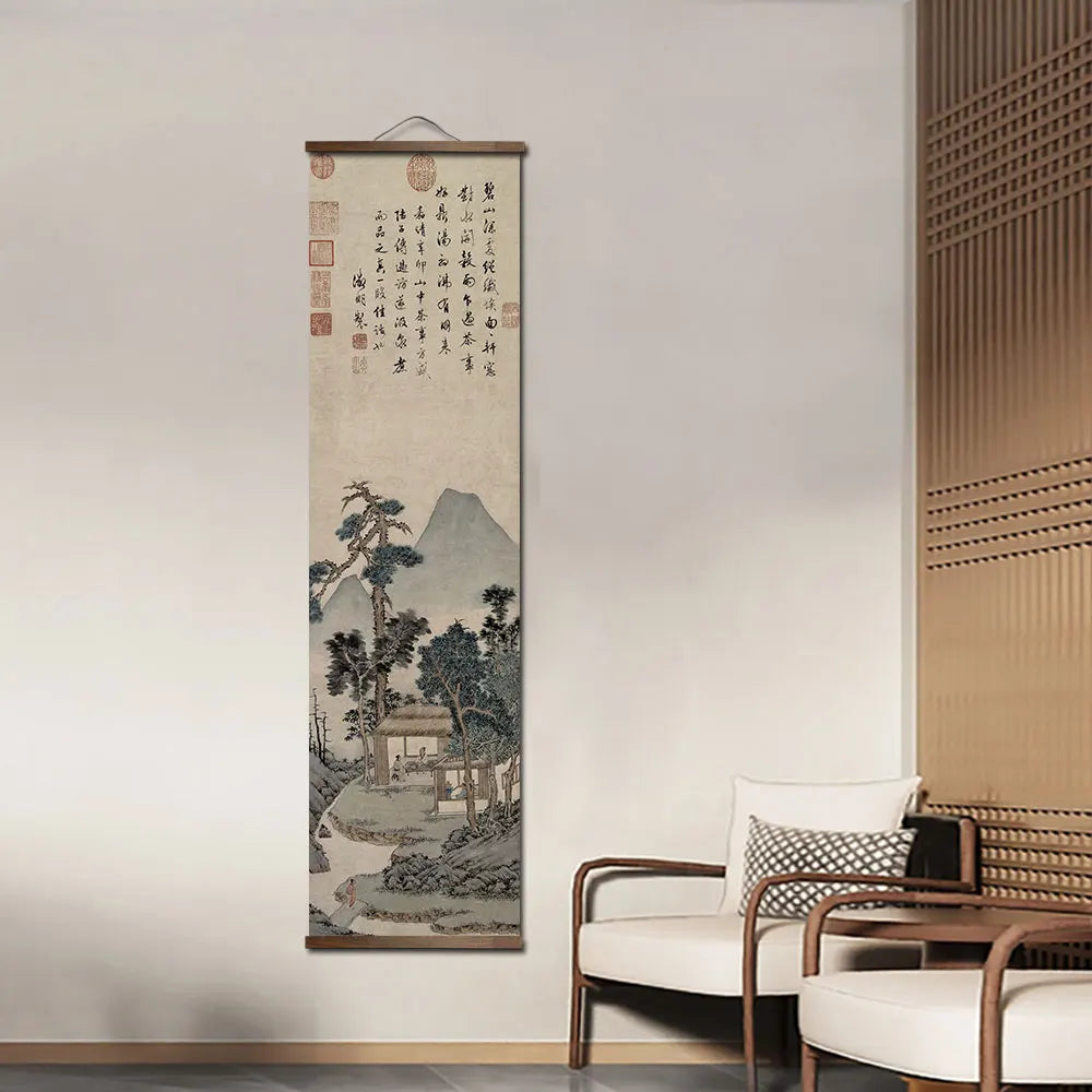 Chinese traditional landscape painting traditional classic art home decoration painting poster wall art wall art decor canvas