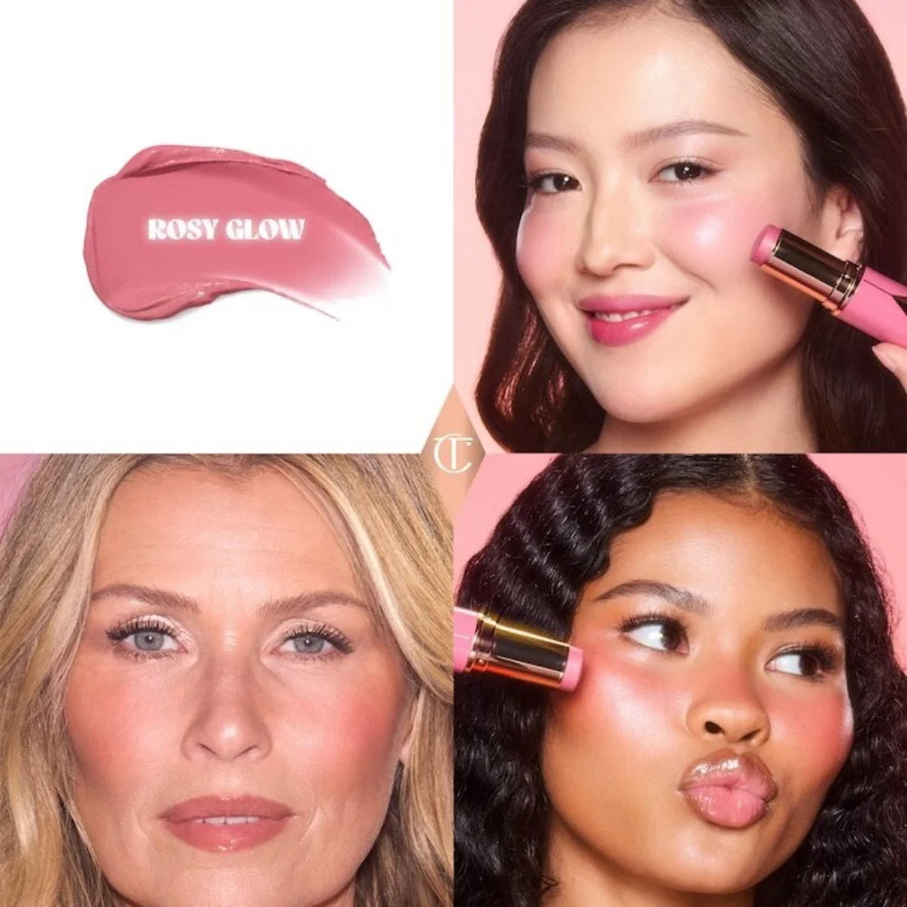 Charlotte Tilbury Blusher Highlight Spotlight Brightening Natural Nude Makeup Cosmetics Air Cushion Pen Blush Stick Cosplay Gift