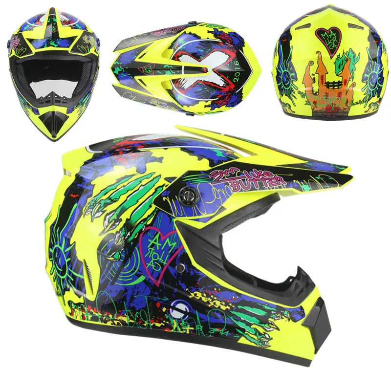 Motorcycle helmet children off-road helmet bike downhill AM DH cross helmet capacete motocross casco para motociclista