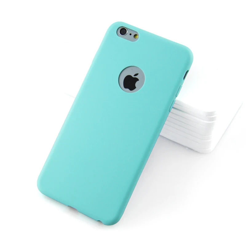 Silicon Case for iPhone 6S 6 s 8 7 6Plus 7Plus 8Plus SE 2020 2022 Cover For iphone X XS MAX XR Gel Cell Phone Cases Casing Coque