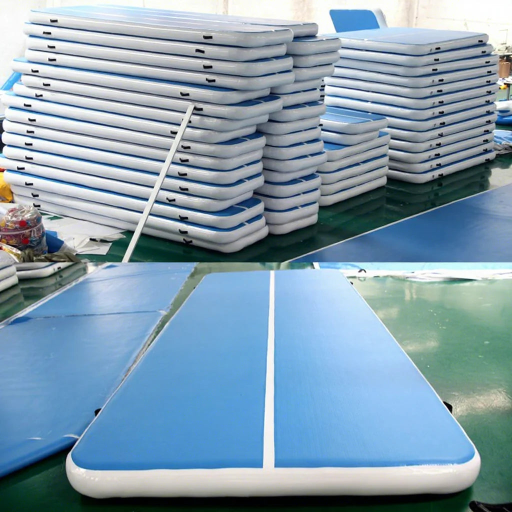 Inflatable PVC Yoga Mat-Portable Waterproof Custom Option for Gymnastics Dance Taekwondo Martial Arts Somersault Air Mattress