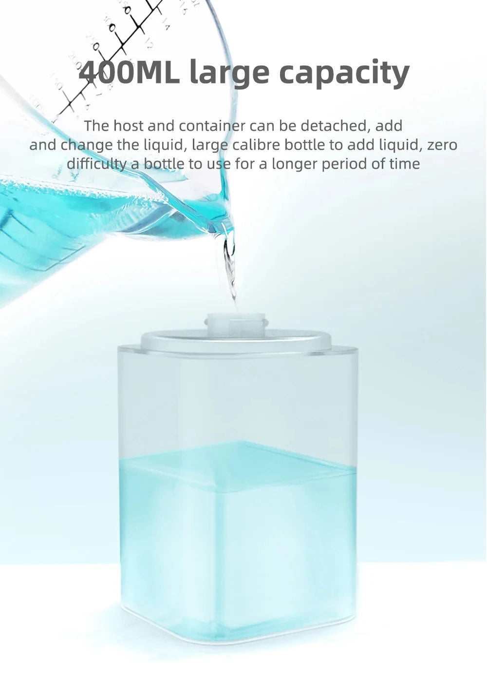 Automatic Soap Dispenser Infrared Sensor USB-Rechargeable Foam Hand Sanitizer for Kitchen & Bathroom