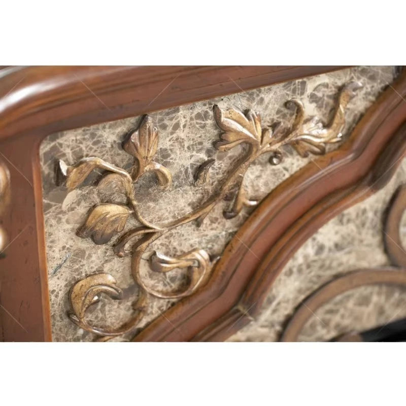 Living room furniture handmade solid wood carving frame antique decoration