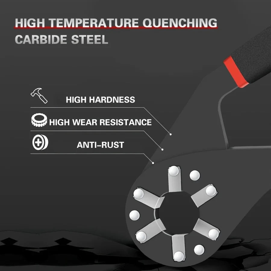 Magic Wrench 6 Inch 8 Inch Multi-purpose Hexagonal Alloy Steel Manual Clampable Movable Hexagonal Wrench
