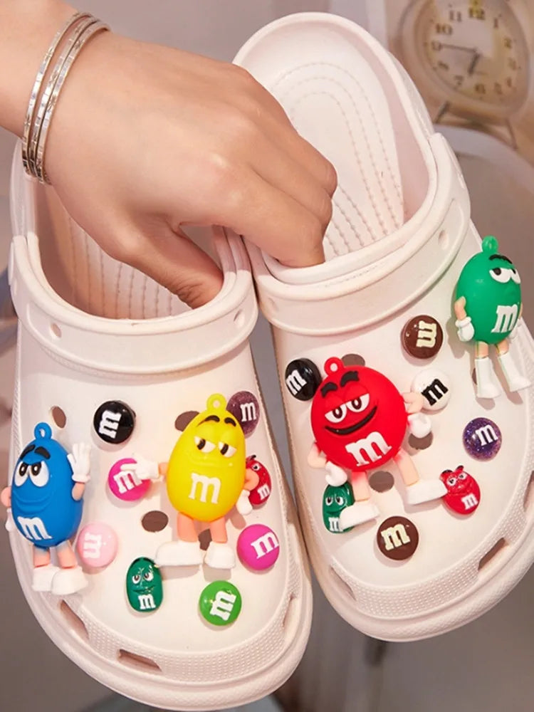 Child shoe accessories cartoon shoes three-dimensional flower decoration buckle shoe buckle brand trend detachable accessories