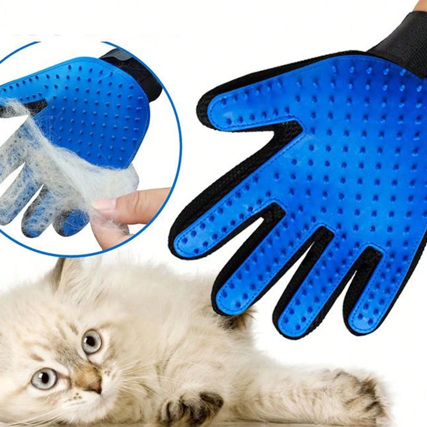 1pcs Pet Grooming Glove Brush For Dogs And Cats Fur And Hair Removal Mitt(Left or right hand)