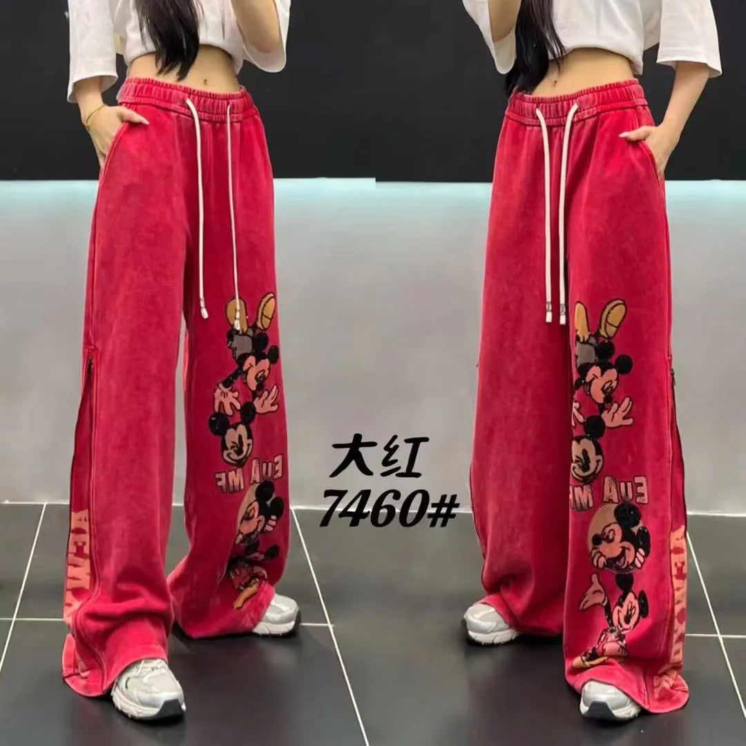 Original Design Sense Long Slacks 2025 Autumn New Fashionable Loose Casual Pants Ladies With Draped Straight Wide-Leg Trousers