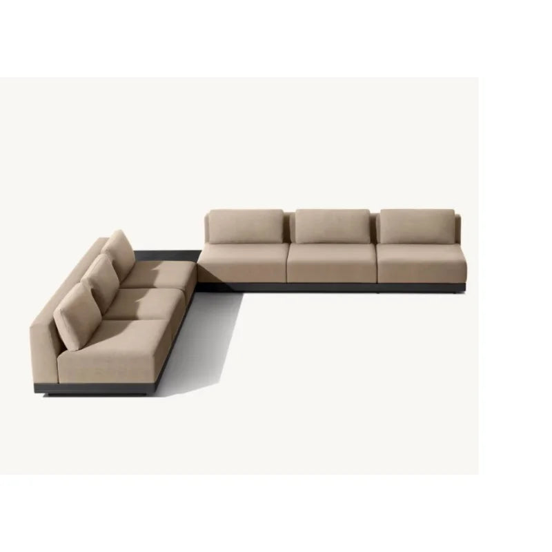 Metal Furniture Villa Leisure Sofas Patio Outdoor Furniture Wholesale High End Patio Outdoor Garden Sofa Sets