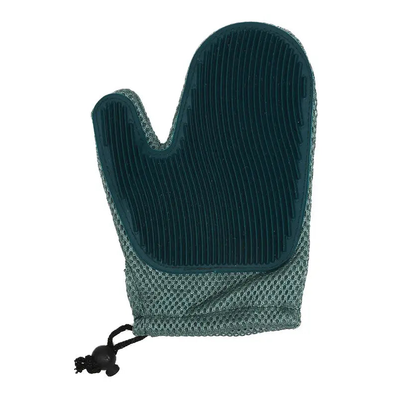 Pet Grooming Glove Efficient Cat Dog Hair Remover Gentle Massage Tool Double Sided Brush Stress Free Easy Hand Wash Remover Glov