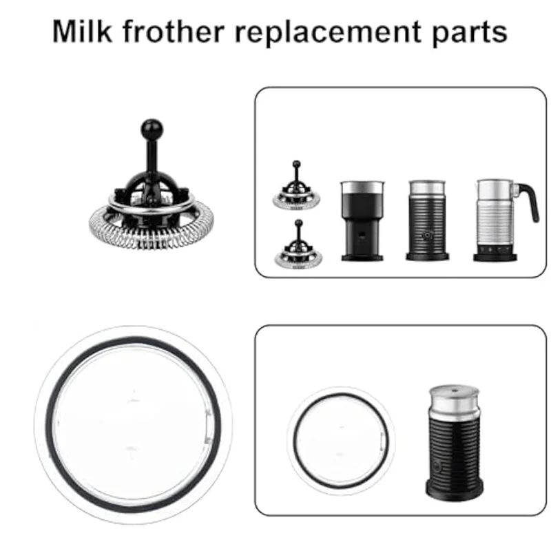 【Must-Haves】Milk Frother Replacement Parts Lid For Nespresso Aeroccino 3 Blender Replacement Parts