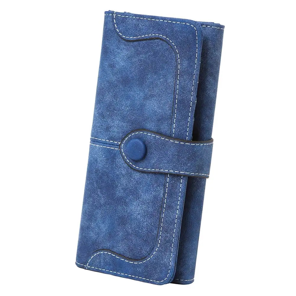 Vegan Pu Wallet 17 Card Slots Long Wallet 70% off Minimalist Wallet Credit Card Wallet Matte Leather Card Holder Pocket