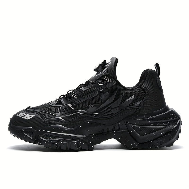 Men'S Breathable Running Shoes - Lightweight Sneakers with Cushioned TPU Sole, Lace-Up Closure, Non-Slip Rubber Outsole - All-Season Gym, Jogging, Gym Footwear, Striped Design, Comfortable Fit, Fitness Enthusiasts