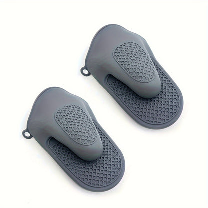 2pcs Silicone Cooking Gloves, Grilling Gloves, Heat Resistant Gloves BBQ Kitchen Silicone Oven Mitts, Silicone Smoker Oven Gloves for Barbecue, Cooking, Baking