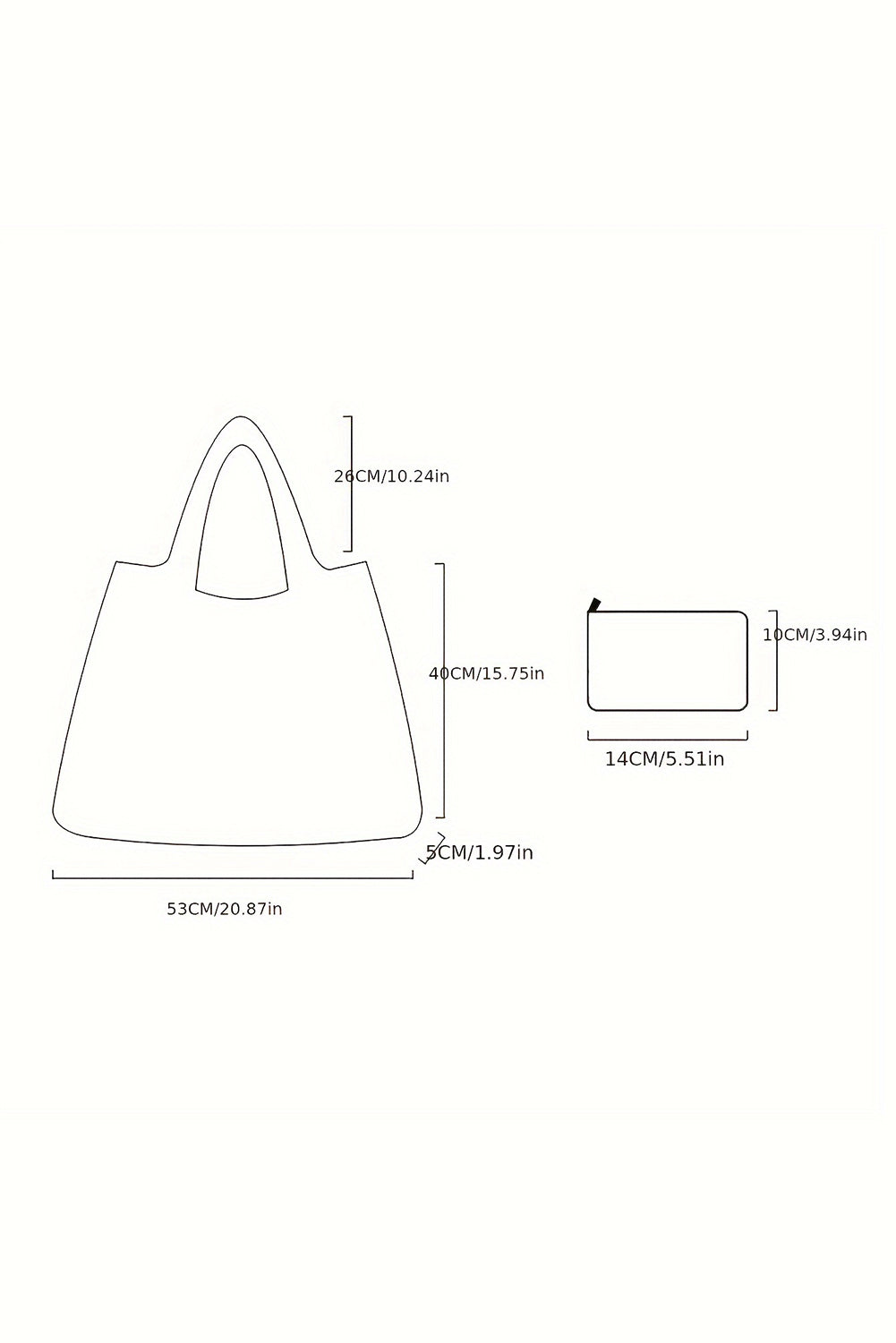 Bluing Large Foldable Christmas Holiday Reusable Oxford Bag