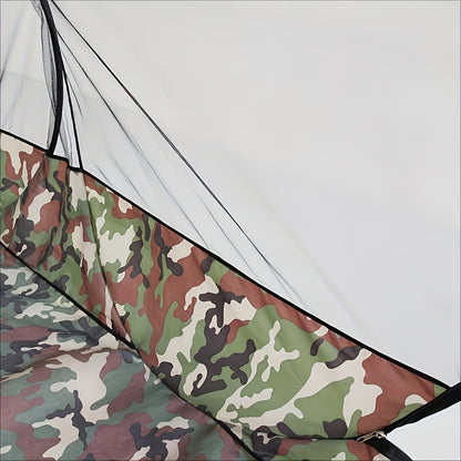 1pc Outdoor Camping Mosquito Net, Classic Camo Insect Repellent Camping Tent, Ideal For BBQ
