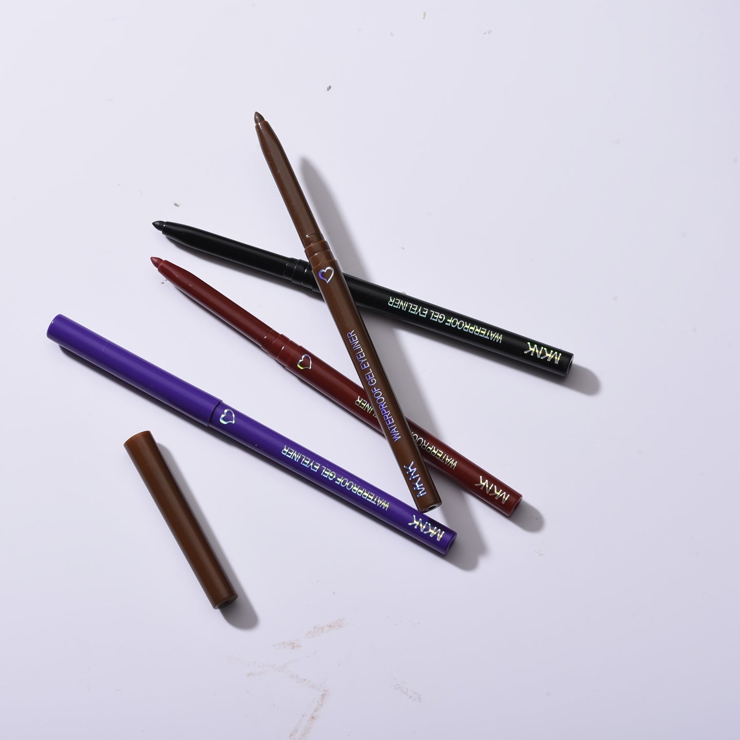 Waterproof Eyeliner Pencil Pen - Smooth, Smudge-Proof, Automatic, Colorful, Easy to Use for Beginners