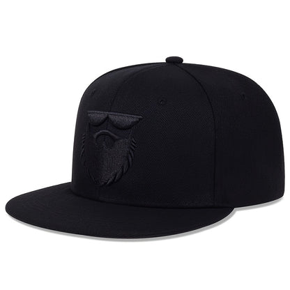 Ideale Geschenkidee: Lässige Baseballkappe mit besticktem Bartmotiv für Herren