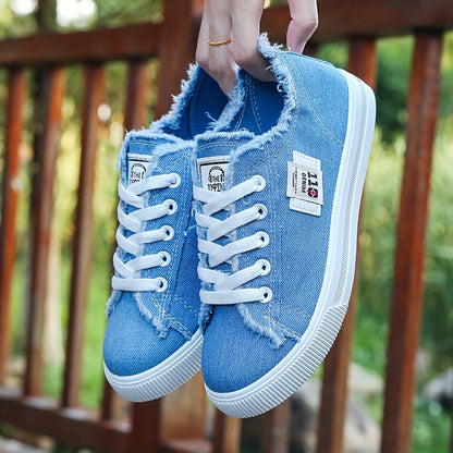 Damen-Freizeitschuhe aus Canvas mit runder Zehenpartie, einfarbig, Größe S, weiß, flache Sohle, PVC-Sohle, Obermaterial und Innensohle aus Stoff, Handwäsche, keine chemische Reinigung, Frühling, Herbst, ganzjährig 2022