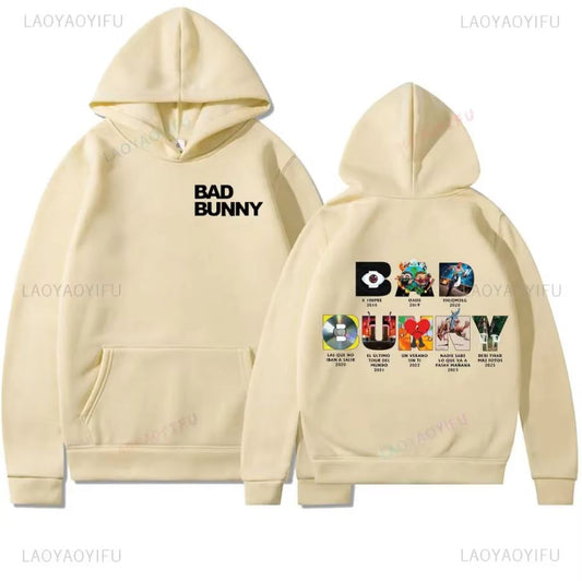 DTMF Bad Bunny Hoodie Harajuku Hip Hop Pullover Tops Sweatshirt Gift