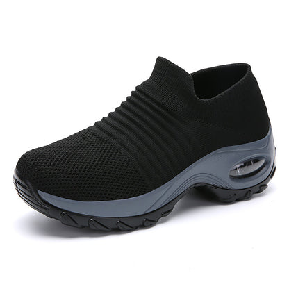 Leichte Damen-Sneaker mit Luftpolstersohle – Atmungsaktive Mesh-Laufschuhe mit stylischem Low-Top-Design – Ideal für Komfort und Stil