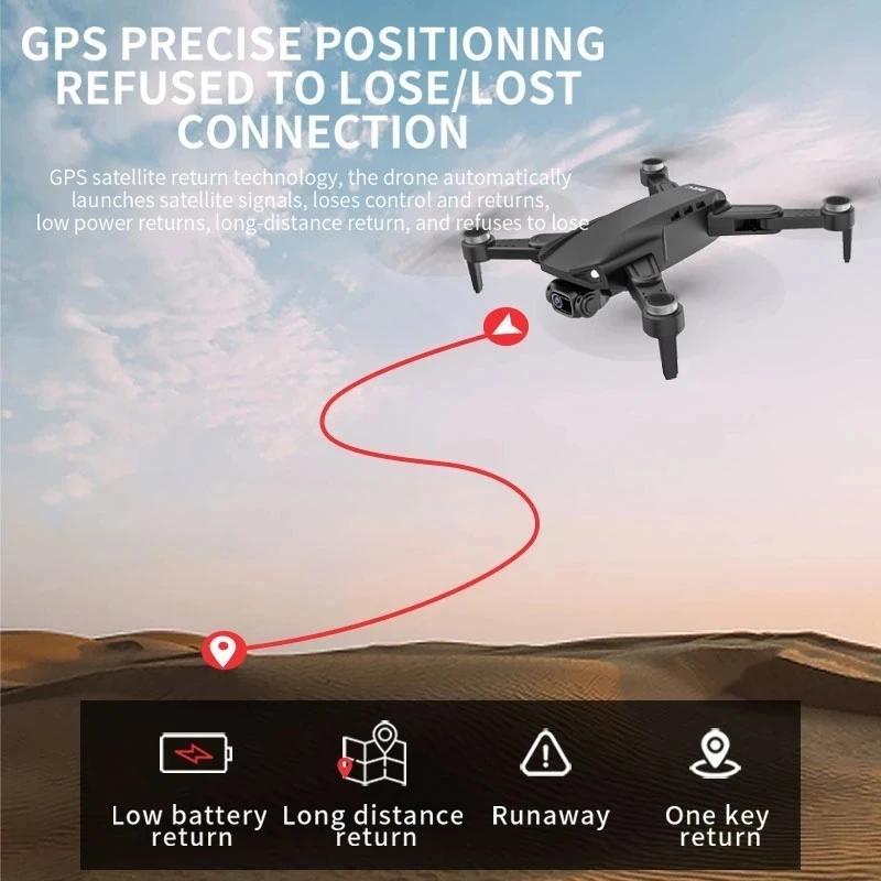 L900 GPS Drone HD Dual Camera Professional Aerial Photography Brushless Motor Optical Flow Positioning GPS Return Foldable Quadcopter