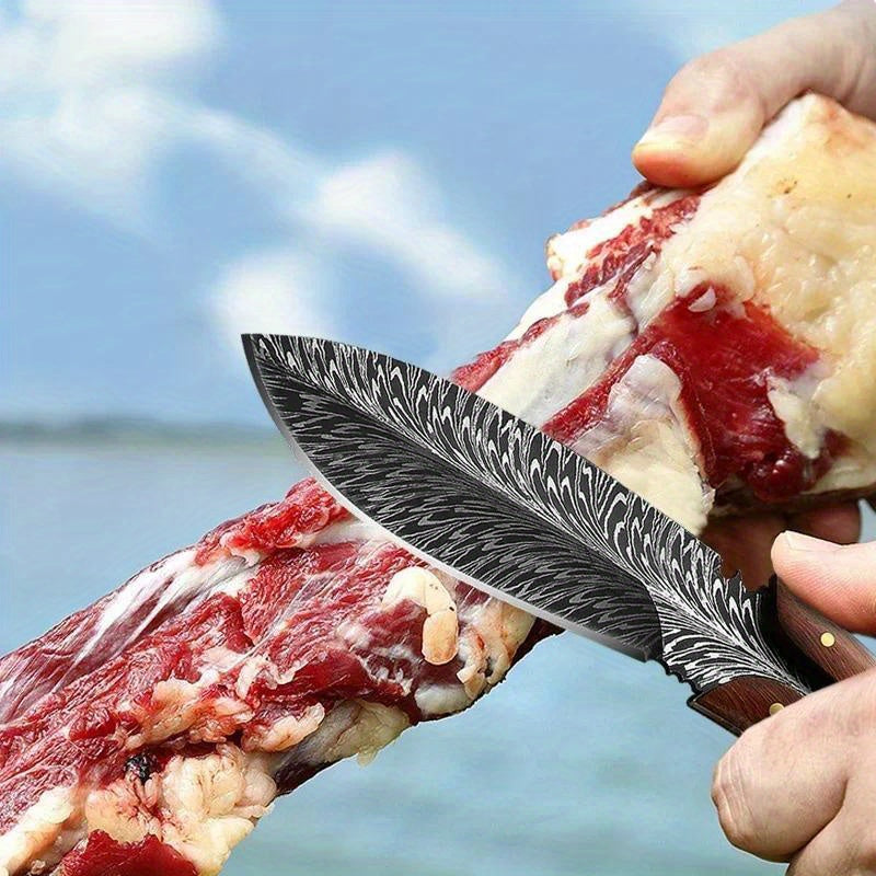 Professional Kitchen Knives with Knife Sheath Stainless Steel Boning Knife Vegetable Cutter Fruit Paring Knife for Hobby Knife