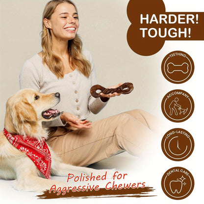Pet Toys 2 Pack Durable and Sturdy Dog Toys, Aggressive Chewing Dog Chew Toys for Large Dogs Who Love to Chew, Indestruc