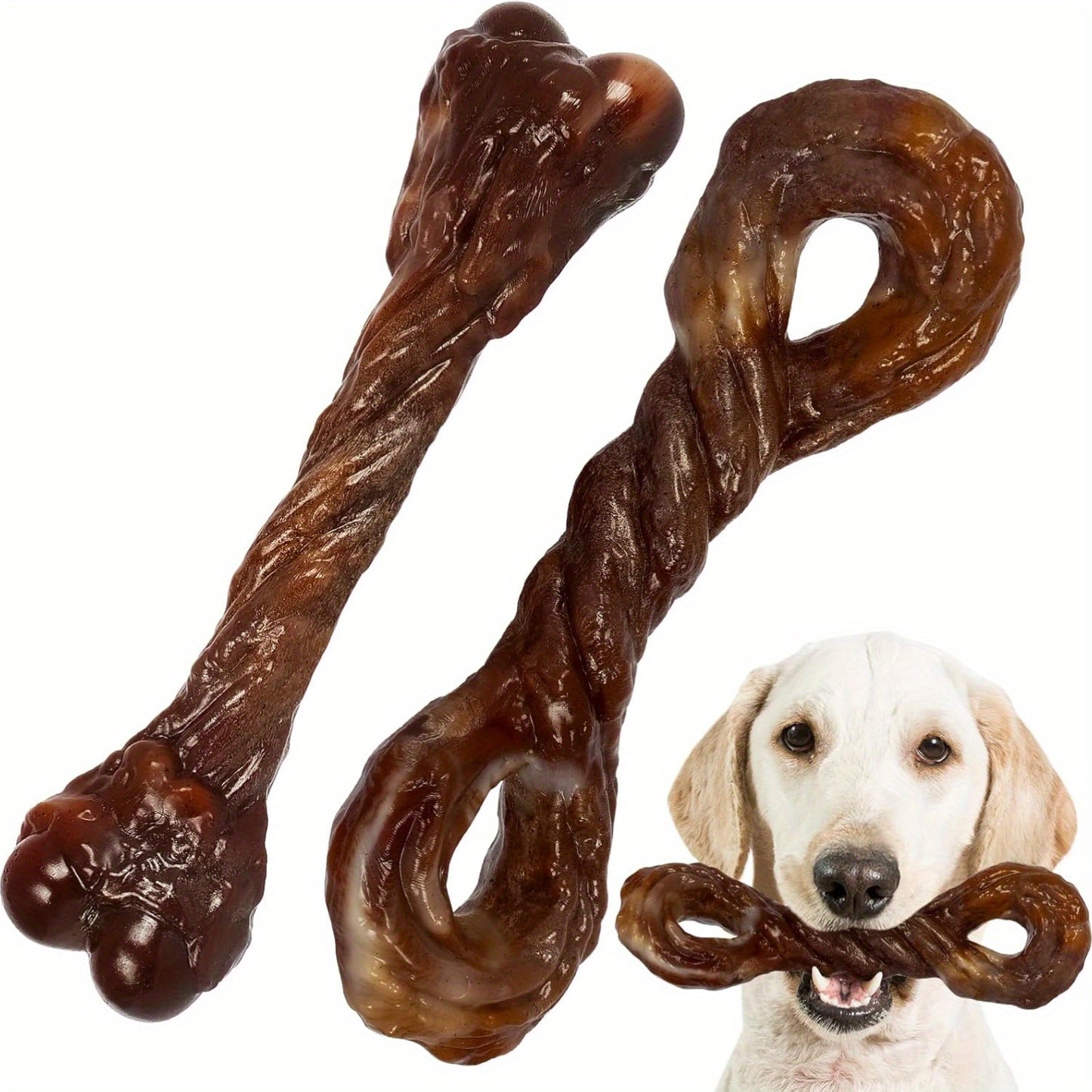 Pet Toys 2 Pack Durable and Sturdy Dog Toys, Aggressive Chewing Dog Chew Toys for Large Dogs Who Love to Chew, Indestruc