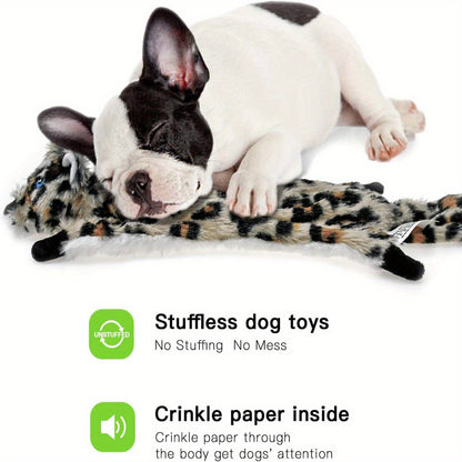 Halloween& Christmas SHARLOVY Dog Squeaky Toys No Stuffing 6 Pack Dog Toys Crinkle Dog Toys for Small Dogs Durable Dog Chew Toys Plush Cute Animals Natural Puppy Toys for Teething Pet Toys Squeak
