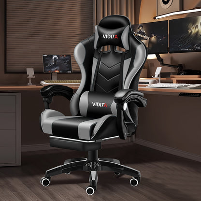 Ergonomic Gaming Chair Designed for Adults And Teens, Featuring a Racing Style Suitable for Office Use And Equipped with Lumbar Support.