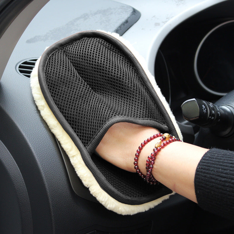 Ultra-Soft Microfiber Car Cleaning Glove, 9.84" x 3.5", Perfect for Auto Detailing & Maintenance
