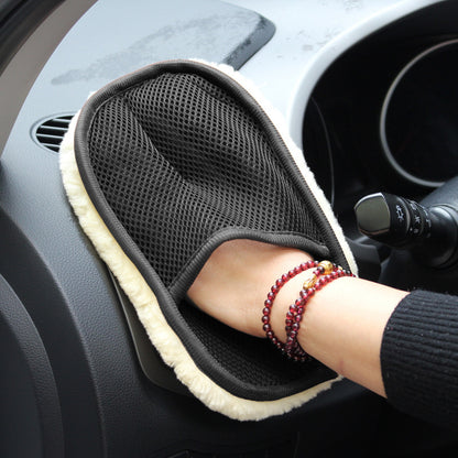 Ultra-Soft Microfiber Car Cleaning Glove, 9.84" x 3.5", Perfect for Auto Detailing & Maintenance