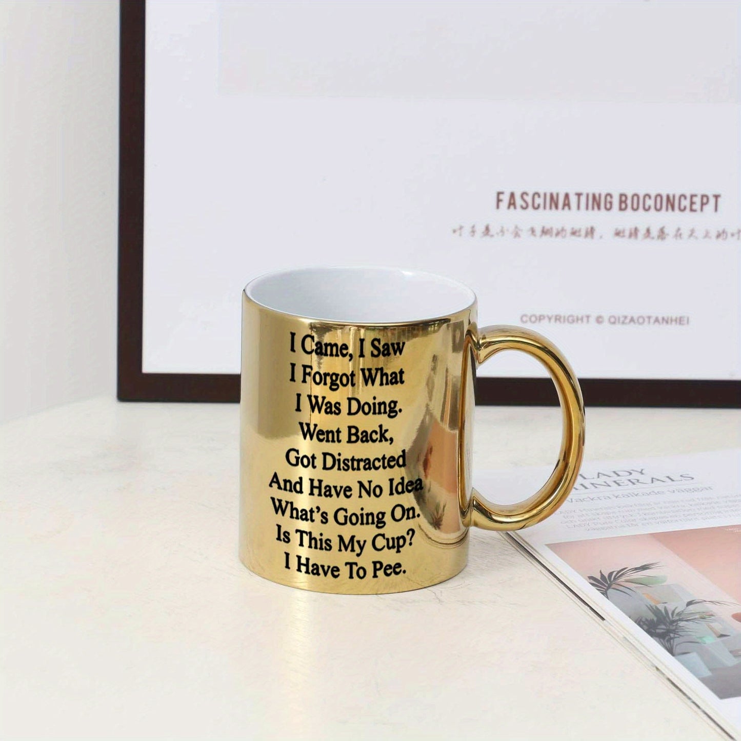 1pc, Coffee Seniors Mug, 11oz Ceramic Coffee Cups, Water Cups For Senior Citizens, Summer Winter Drinkware, Birthday Gifts, Holiday Gifts, Christmas Gifts, New Year Gifts