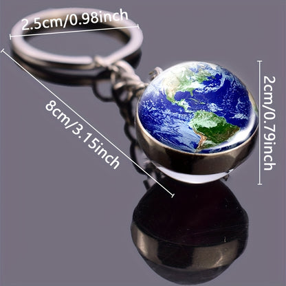 Solar System Eight Planets Keychain