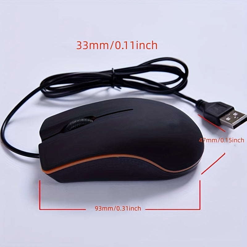 Kabelgebundene USB-Gaming-Maus für PC, Laptop und Computer. Kleine Maus, Büromaus, Computerzubehör, Cartoon-Design, ergonomisches Design, leichtes Gewicht, Kunststoffgehäuse, USB-Peripheriegerät, präzise Steuerung, Fernbedienung für Profis.