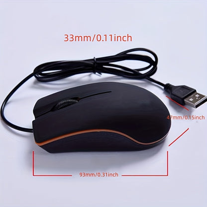 Kabelgebundene USB-Gaming-Maus für PC, Laptop und Computer. Kleine Maus, Büromaus, Computerzubehör, Cartoon-Design, ergonomisches Design, leichtes Gewicht, Kunststoffgehäuse, USB-Peripheriegerät, präzise Steuerung, Fernbedienung für Profis.
