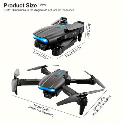 New E99 K3 Professional RC Drone, Dual Camera Double Folding RC Quadcopter Height Hold Remote Control Toy, Holiday Gift Indoor And Outdoor Cheap Drone Aircraft