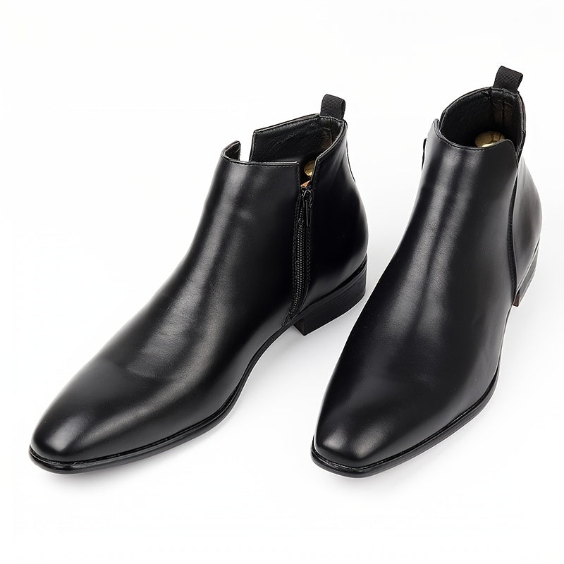 Herren-Chelsea-Boots mit Reißverschluss