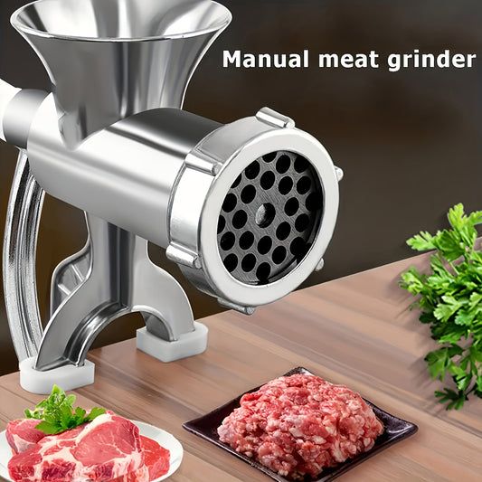 Durable Metal Meat Grinder & Vegetable Chopper - Manual Kitchen Tool Ideal for Business and Home Cooking, Revolutionize, Cooking Tools
