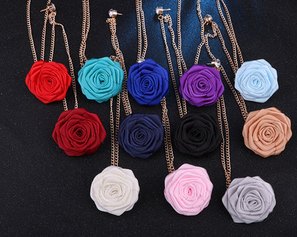 Men's Wedding Ceremony Groom Handmade Rose Chain Brooch