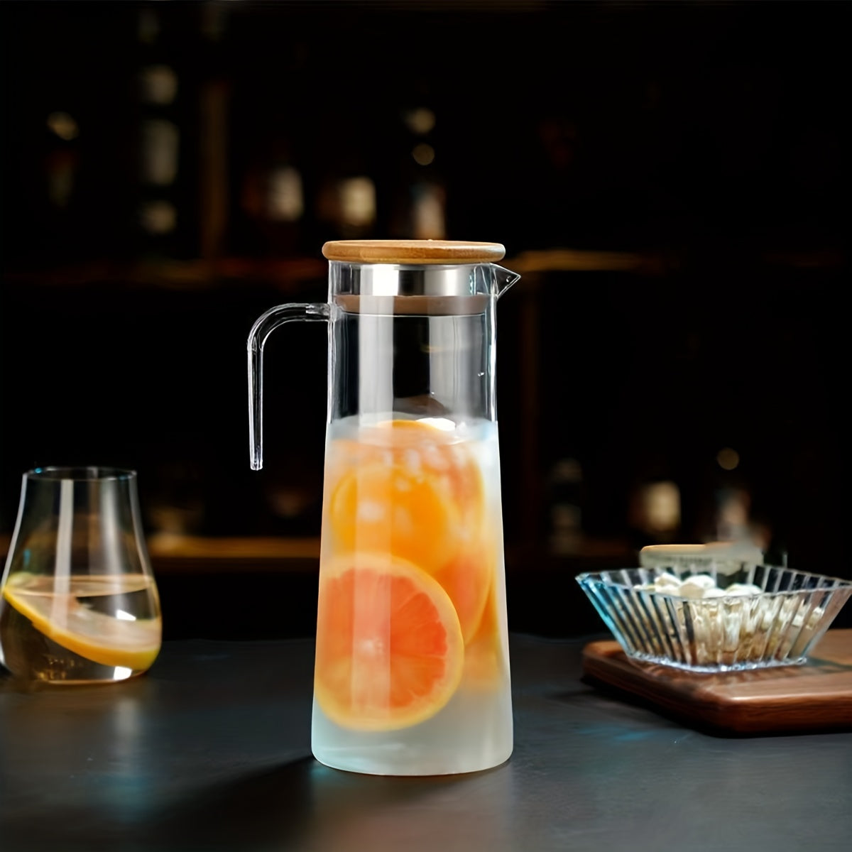 1pc AMOICHIC Large Capacity Beverage Cooler & Water Jug Suitable for Parties, Refrigerator Storage, Heavy-Duty Plastic for Lemonade, Soda, Iced Tea, Drink Dispenser for Picnic, BBQ, Use - Cooling Container